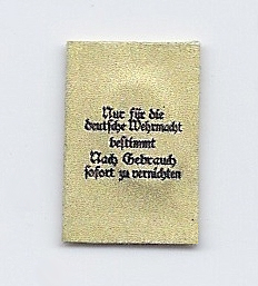 WWII German Wehrmacht Issued Condom (set of three)