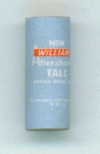 WWII US Williams Aftershave Talcum Powder Container