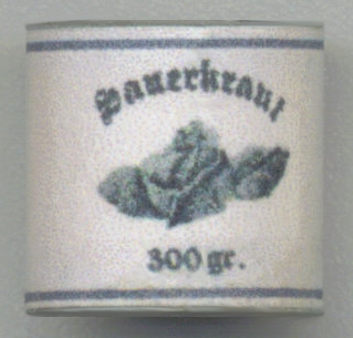 WWII German Saurkraut Can