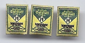 WWII German Saccharin Sweetner Packet, Set of 3