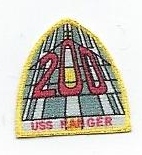 "Top Gun" USS Ranger Double Centurion 200 Patch
