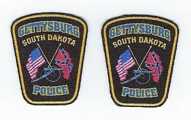 Gettysburg (SD) PD Patch: Set of 2