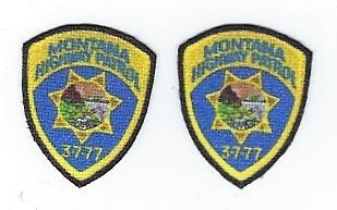 Montana Highway Patrol Patch Set (of two) from series ‘Big Sky’