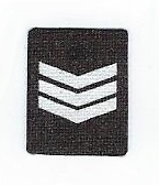 British Police CTSFO Chest Rank Patch: Sergeant