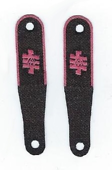 1:6 scale WWII German Feldhernhalle Division Panzer Shoulder Boards: 01 Enlisted