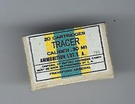 .30 Caliber Tracer Cartridge Box