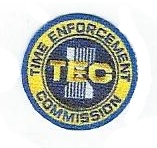 "Time Cop" Movie Time Enforcement Commission Sleeve Patch